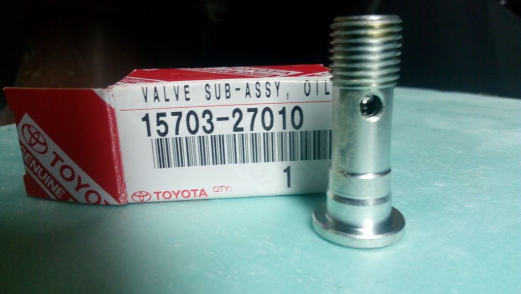 OIL VALVE SUB ASSY